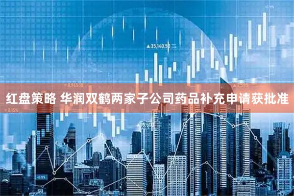 红盘策略 华润双鹤两家子公司药品补充申请获批准